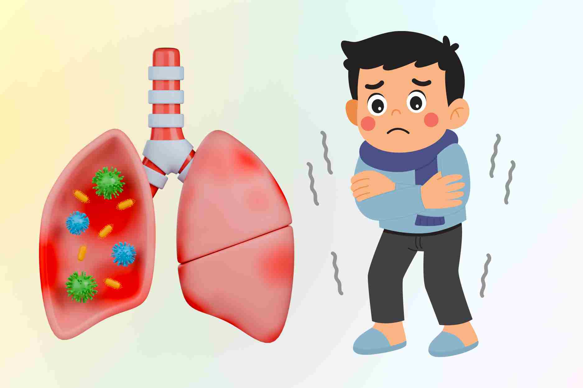Doctors warn that severe cold increases the risk of respiratory infections. Graphics: Cat Tien