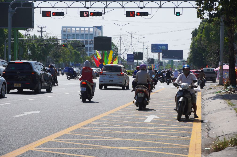 Tai nut giao Quang Trung – Ly Thai To (phuong Hung Phu, TP Can Tho). Anh: Ta Quang