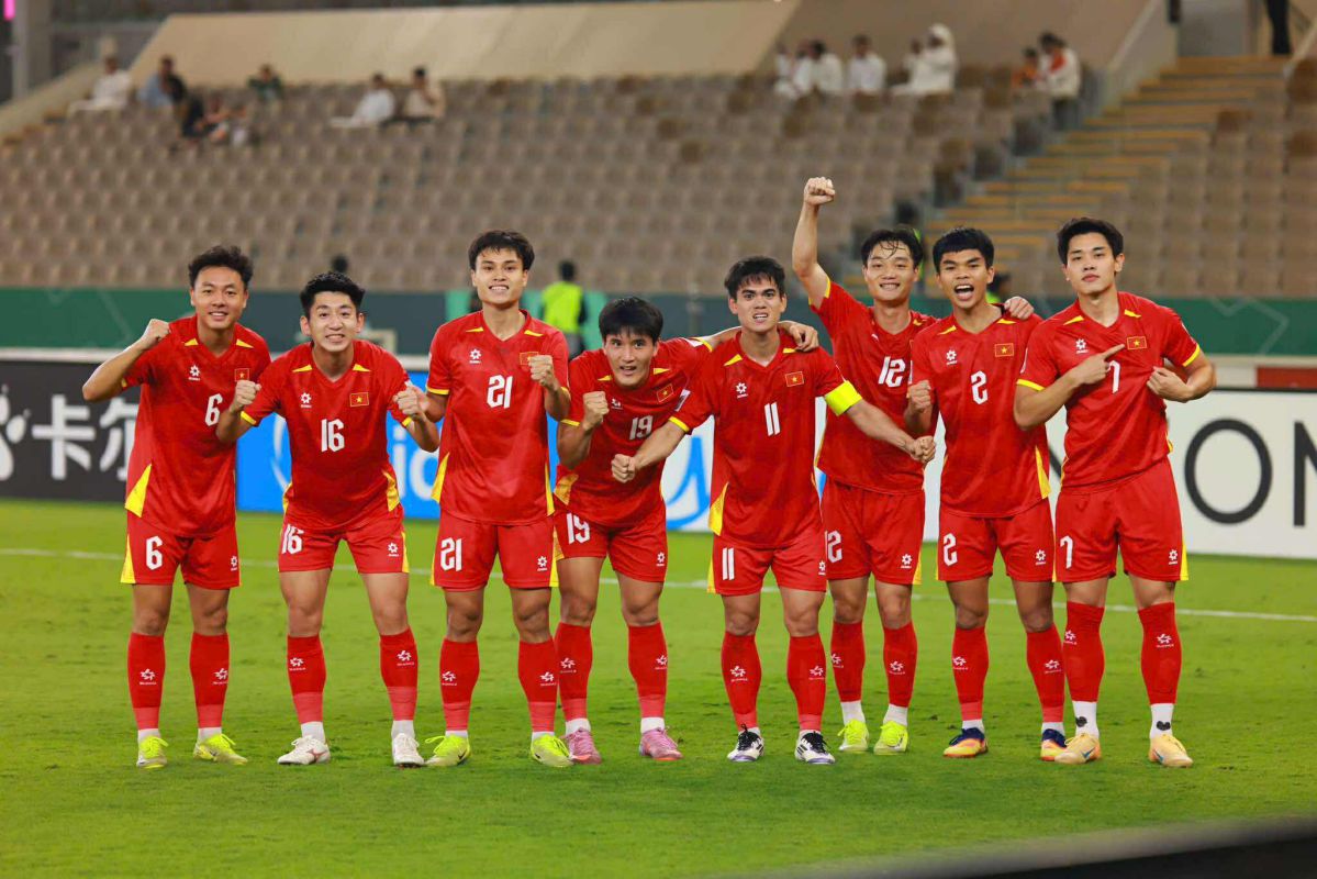Doi tuyen U23 Viet Nam tai giai U23 chau A 2026. Anh: Ted Tran
