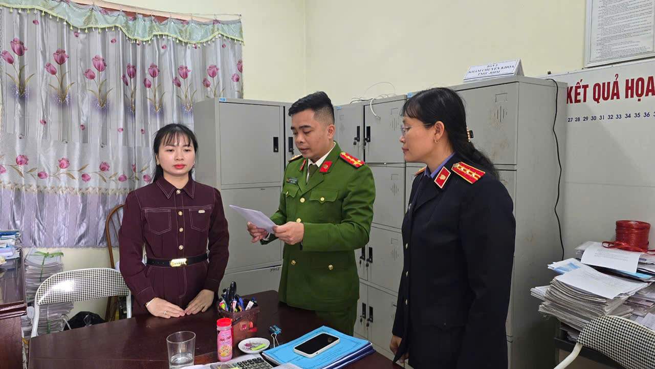 Công an Hưng Yên khởi tố 5 cán bộ y tế liên quan sai phạm hồ sơ điều trị. Ảnh: Công an tỉnh Hưng Yên