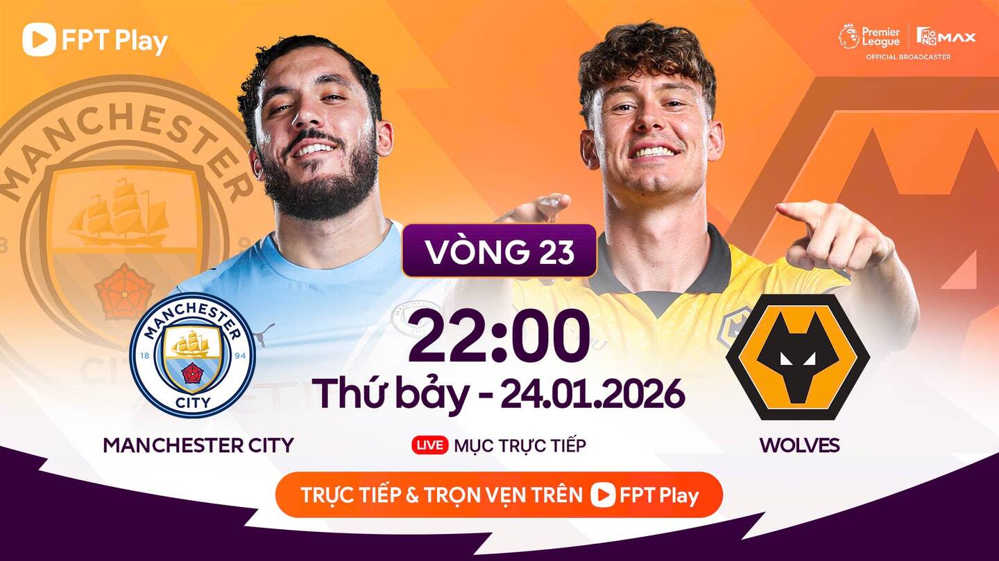 Prediccion de futbol Man City - Wolves en la Premier League. Grafico: FPT Play