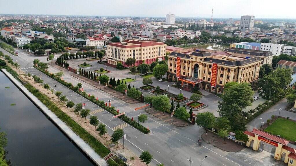 Phuong Pho Hien nhin tu tren cao. Anh: Phuong Pho Hien