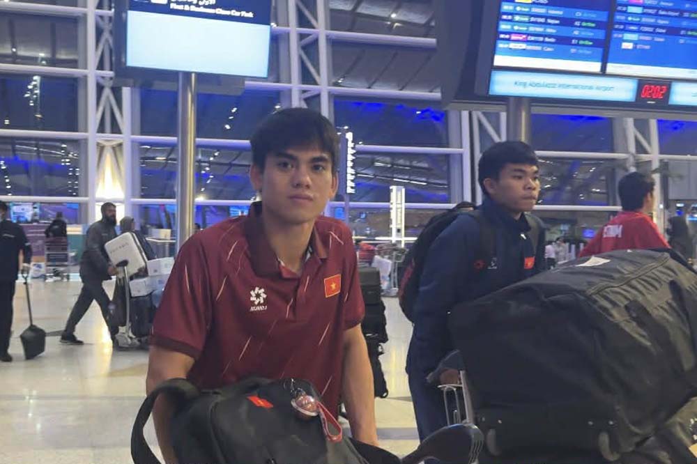 U23 Vietnam returns home after winning a bronze medal at the 2026 AFC U23 Championship. Photo: Cong Tri