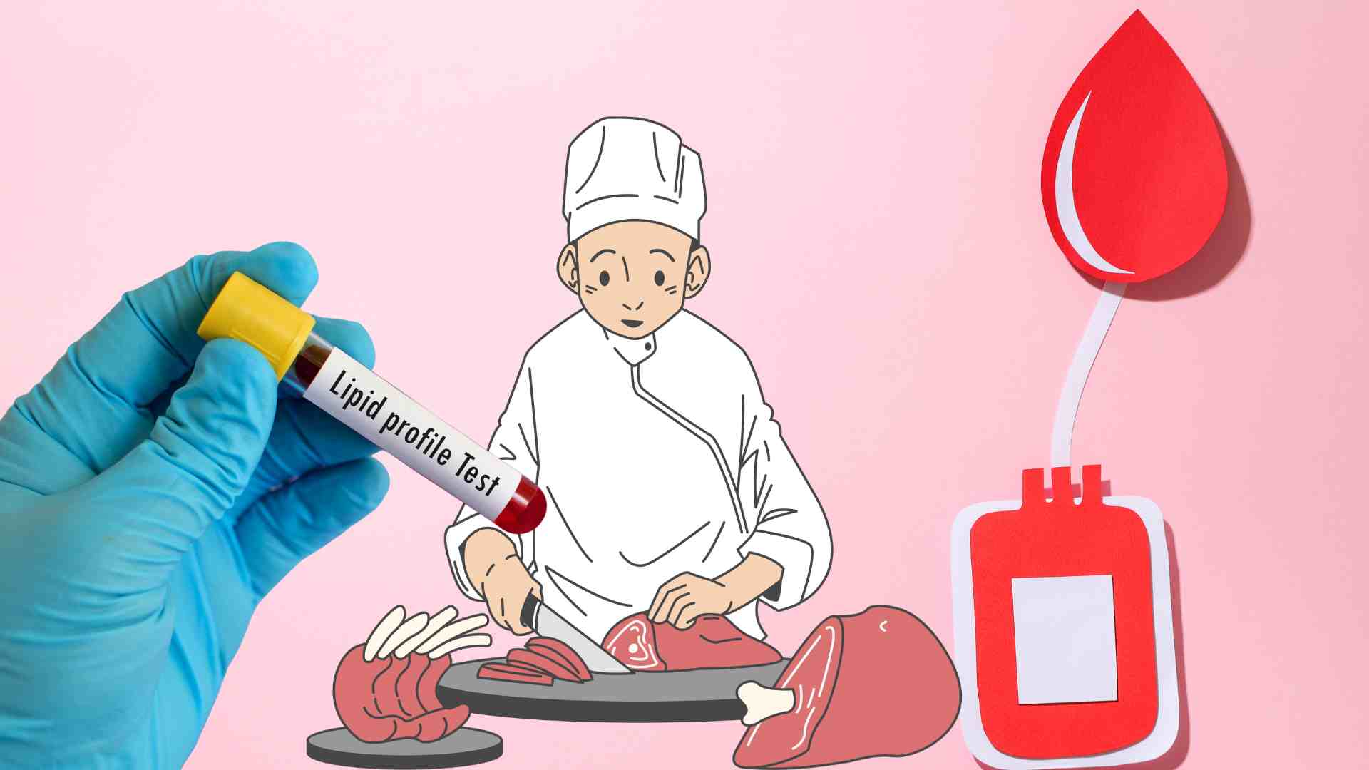 Eat meat properly to reduce blood fat, maintain shape and be good for digestion. Graphics: Ha May