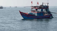 Les bateaux de peche hors province pechant illegalement dans les eaux de Ha Tinh sont sanctionnes. Photo: Garde-frontieres de Ha Tinh
