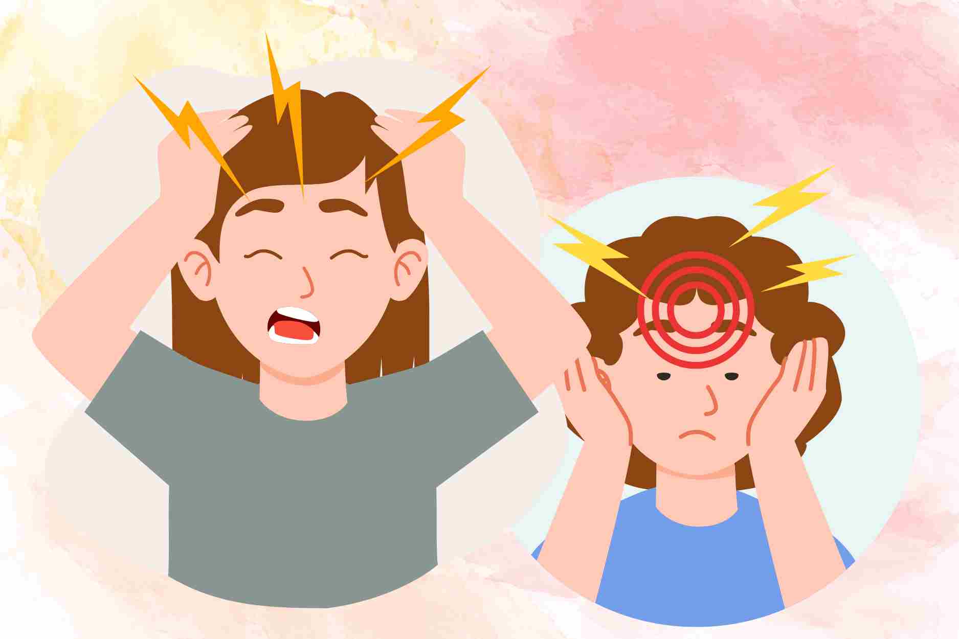 Severe, sudden headache: Signs not to be subjective. Graphics: Thien Nhan