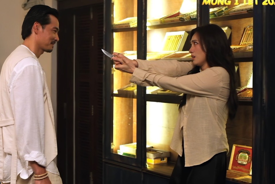 Phuong Anh Dao dong chung voi Quach Ngoc Ngoan. Anh: Doan phim.