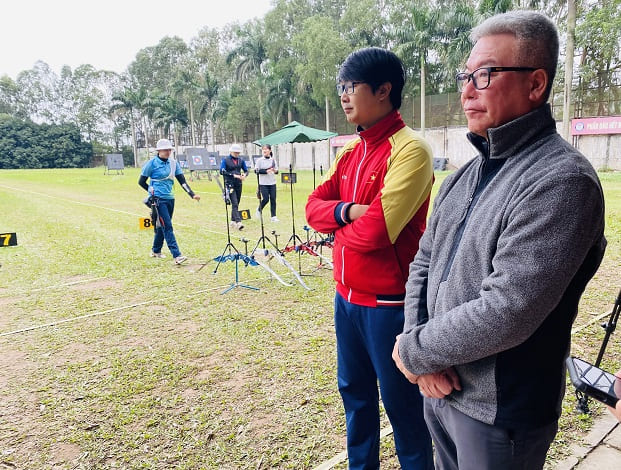 Korean expert of the Vietnamese Archery Team has returned home since the beginning of 2026. Photo: Hoai Viet
