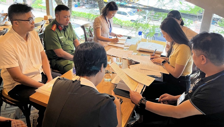 Ngoc Ha Ward strengthens overcoming "bottleneck" in food safety. Photo: Ngoc Ha Ward People's Committee