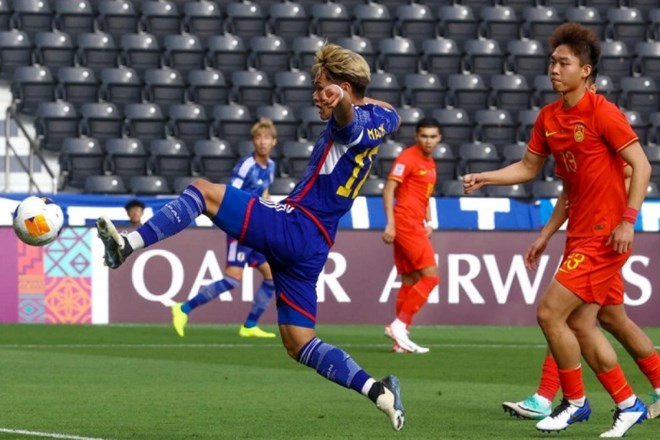 Ca U23 Nhat Ban lan U23 Trung Quoc deu khong xa la gi nhau, khi da gap nhau o cac giai tre gan day. Anh: AFC