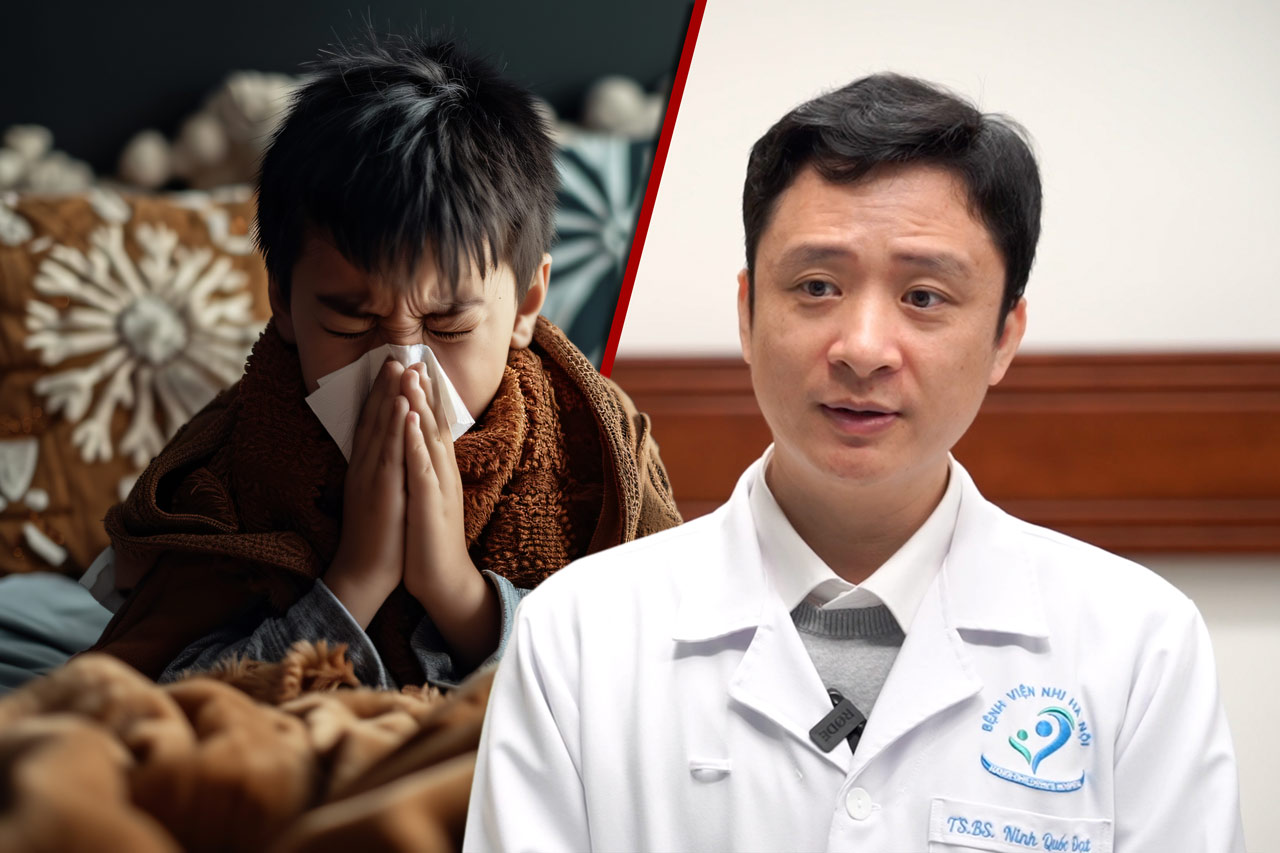 Doctors show how to keep children warm during severe cold days