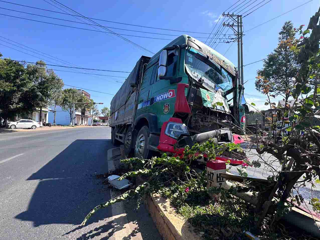 Scene of the accident. Photo: Uy Nguyen