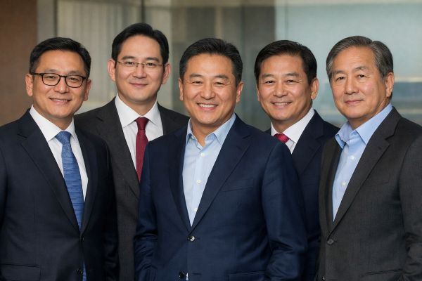 Les plus grands milliardaires coreens de la liste Forbes 2026. Graphique: Minh Huy