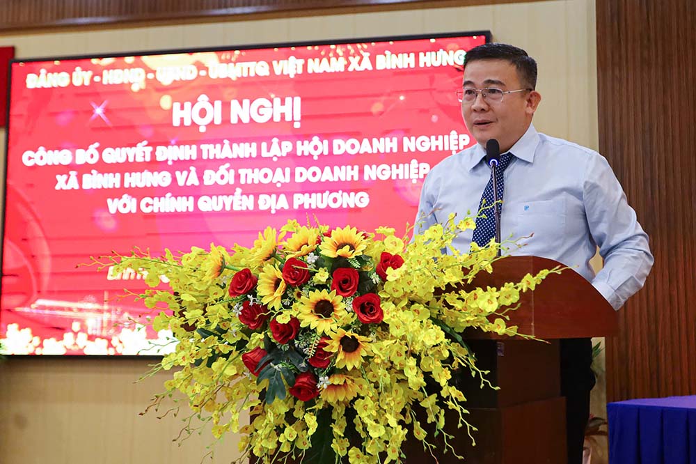 Ong Bien Ngoc Toan phat bieu tai hoi nghi. Anh: Thanh Vu