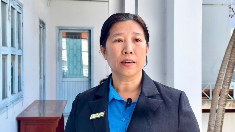 Ba Le Nguyen Lan Anh chia se ky vong sau thanh cong Dai hoi Dang. Anh: Hoang Loc