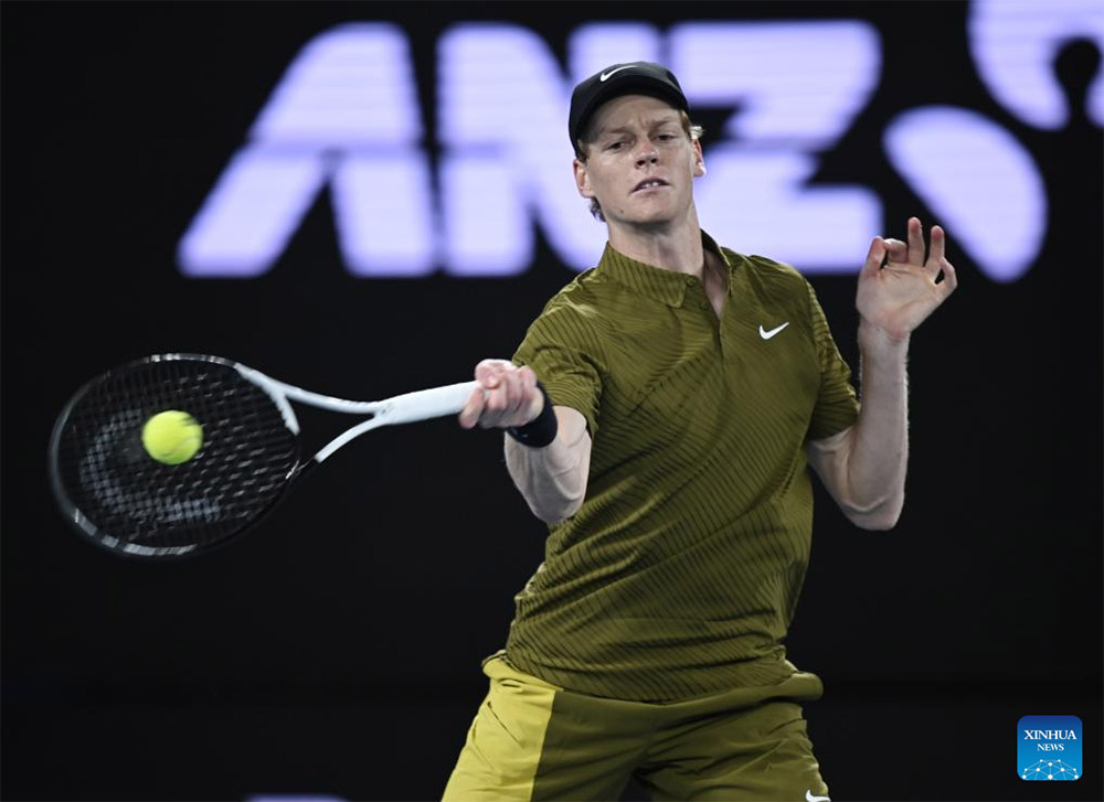 El tenista Jannik Sinner. Foto: Xinhua