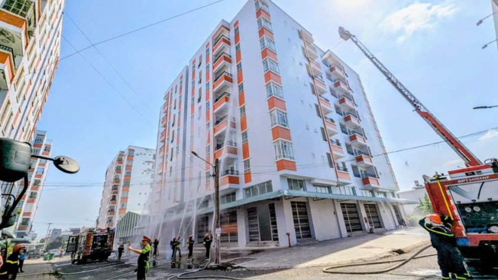 Buoi thuc tap da dien ra thanh cong, dam bao an toan tuyet doi. Anh: Binh An