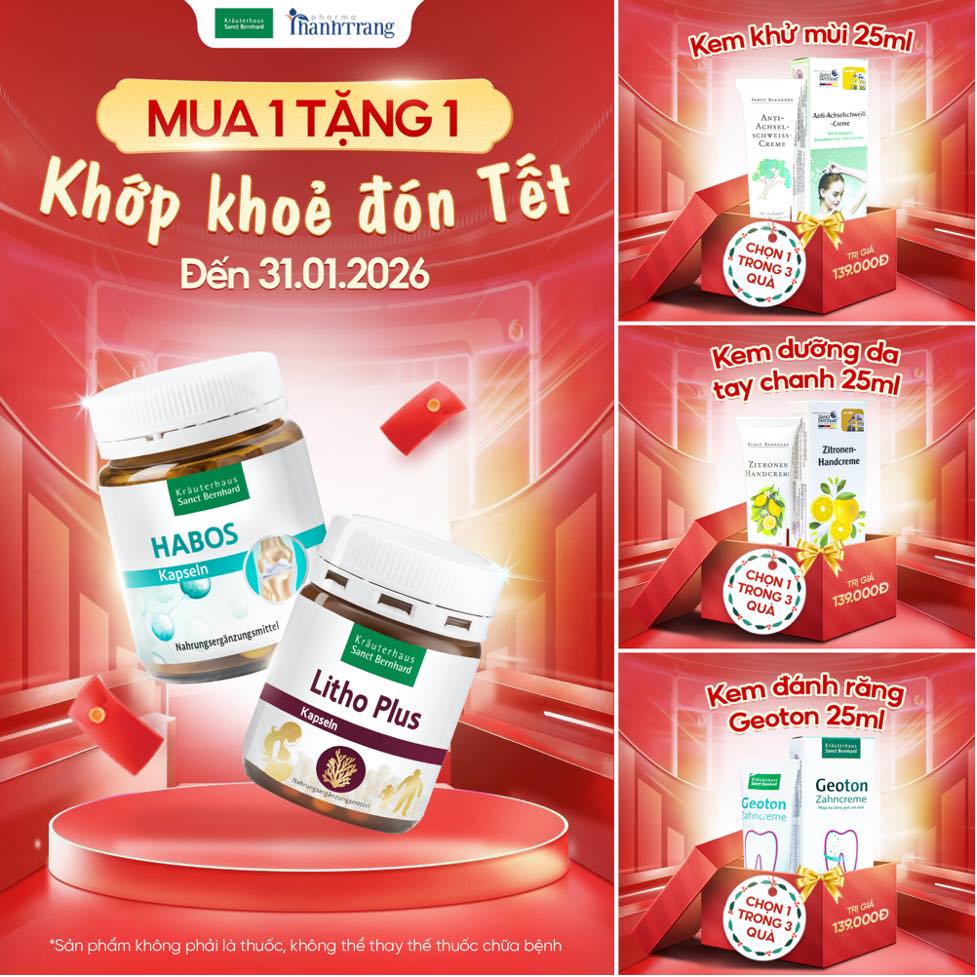 Uu dai san pham bo xuong khop mua Tet tu Thanh Trang Pharma. Anh: Thanh Trang Pharma