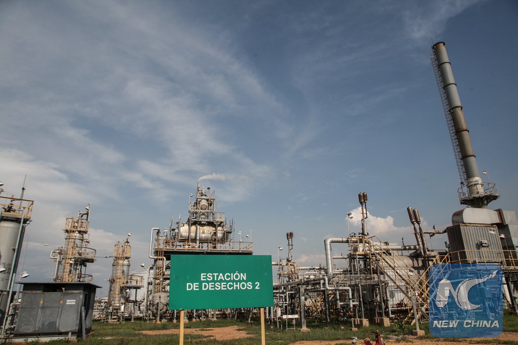 Venezuelan oil to repay debt to China is shifting after the US move. Photo: Xinhua