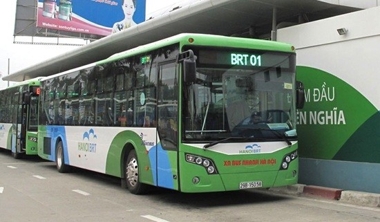 BRT 01 bus rapid transit line leads passenger volume in Hanoi in 2025. Photo: Minh Hanh