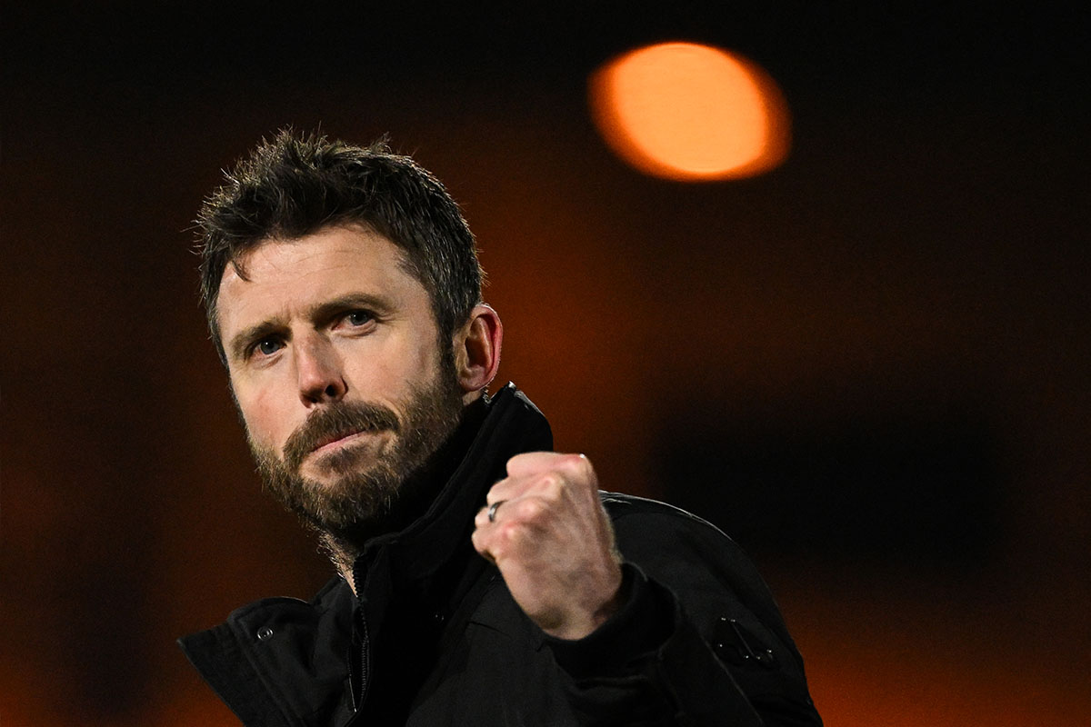 Michael Carrick dang co su tu tin lon. Anh: AFP