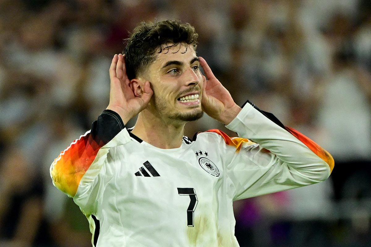 Kai Hevertz dang chay dua voi thoi gian de kip co phong do tot cho World Cup 2026. Anh: AFP