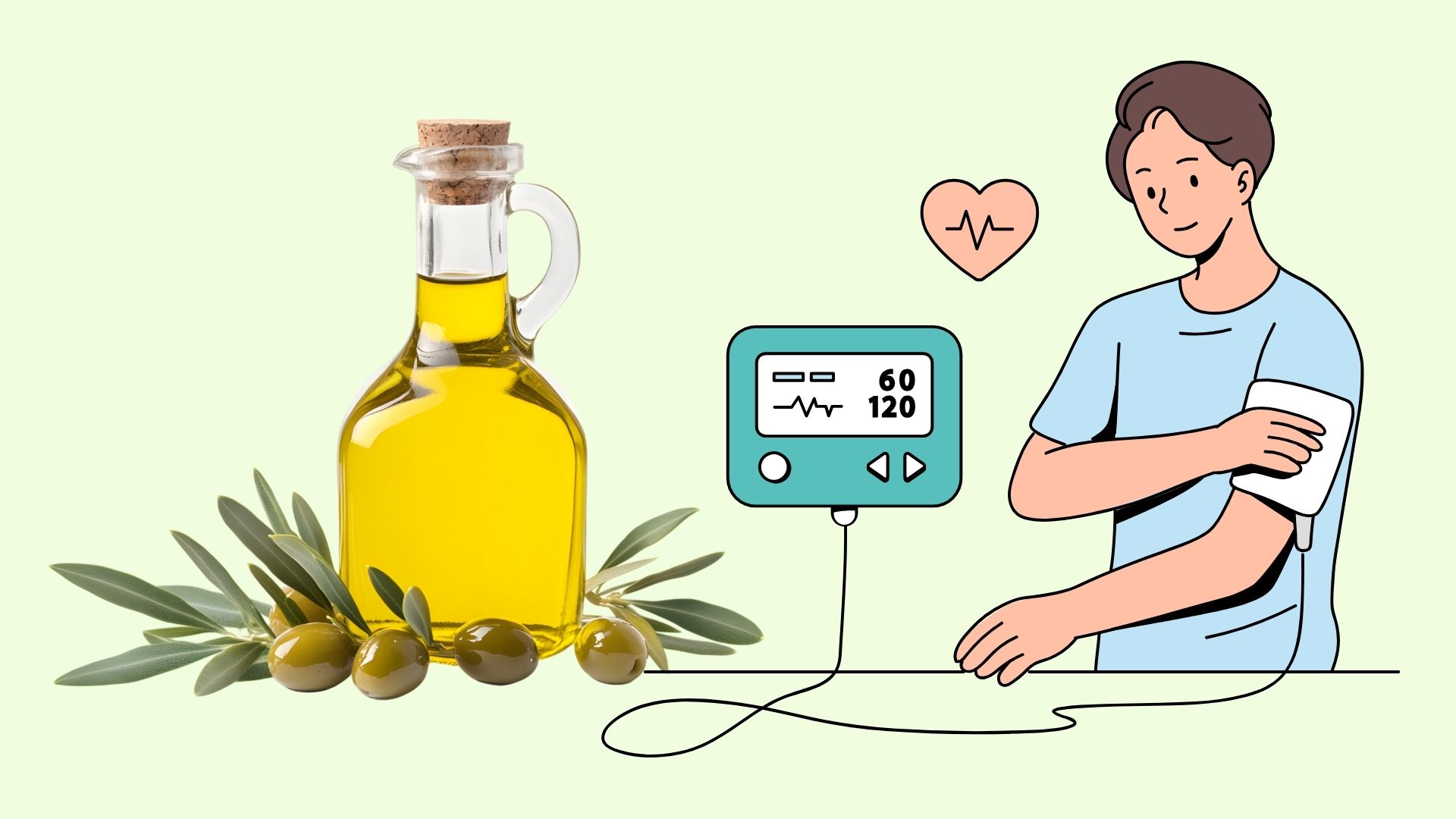 Blood pressure changes when using a spoonful of olive oil every day. Graphics: Linh Dan