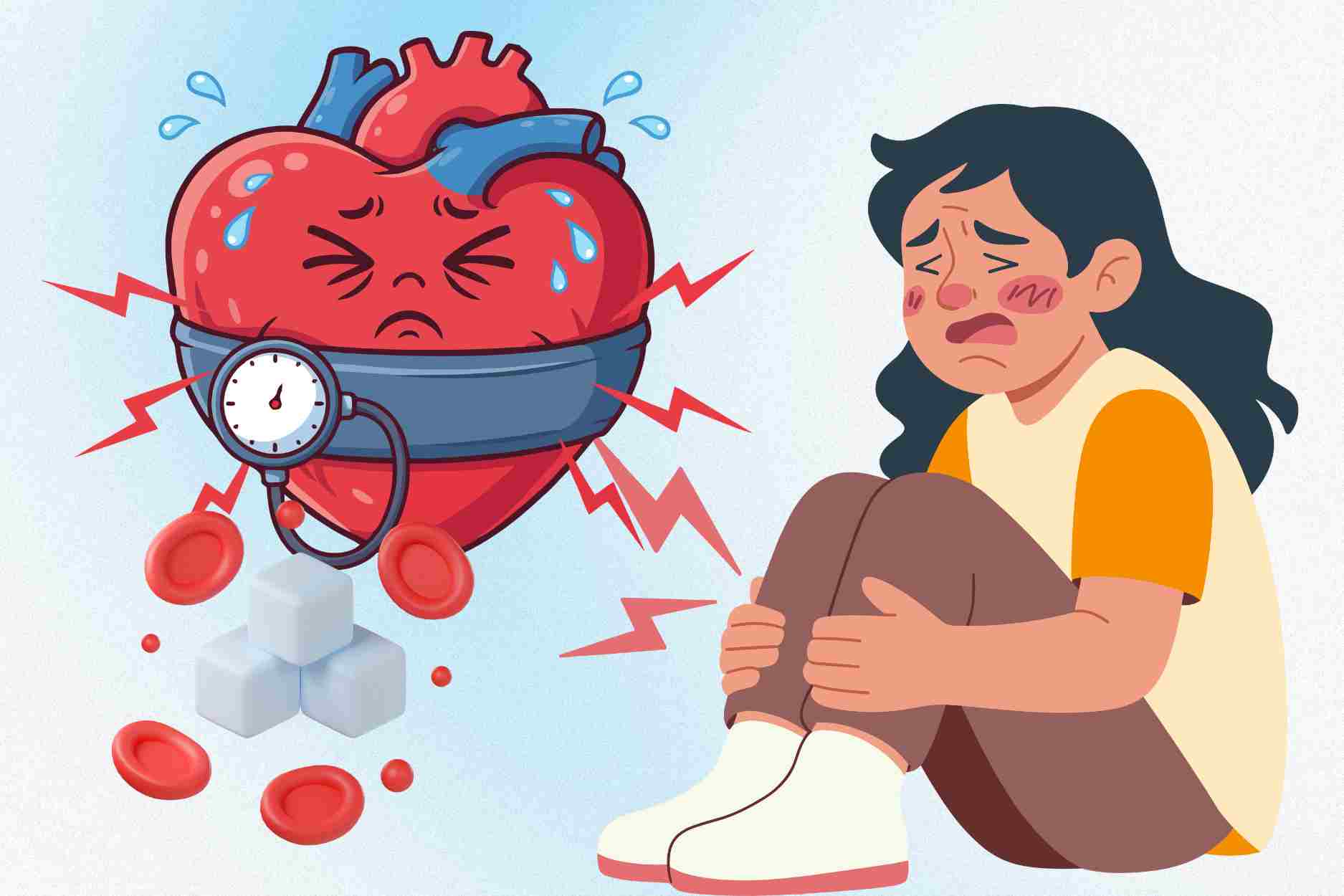 Signs on the legs early warn of cardiovascular and blood sugar problems. Graphics: Thien Nhan