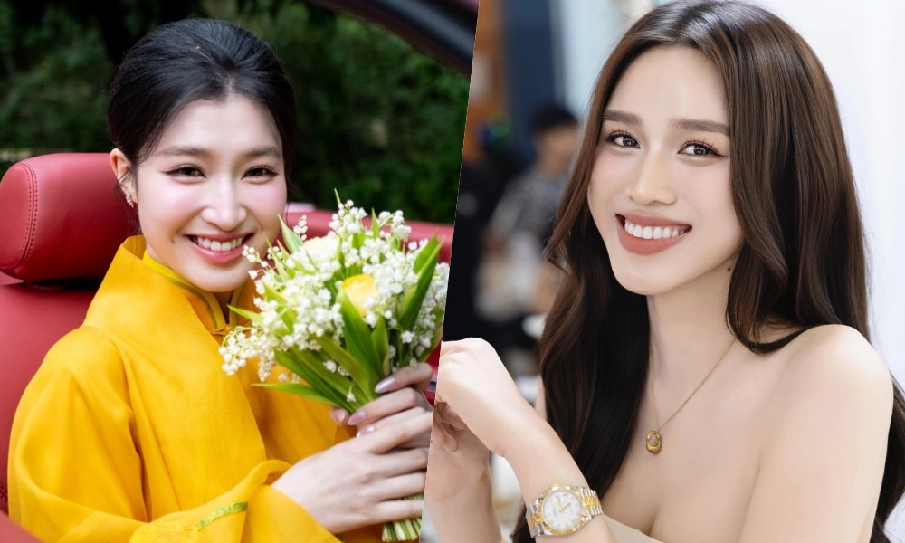 Miss Do Ha et la finaliste Phuong Nhi sont toutes deux mariees. Photo : Coupe de la video.