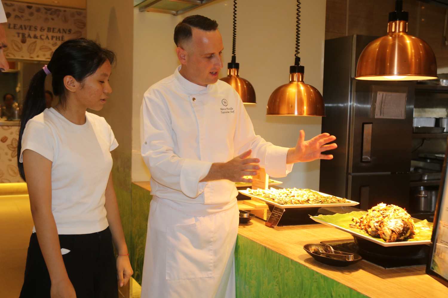 Mon ca chem duoc che bien theo kieu y. Anh: Phuong Linh