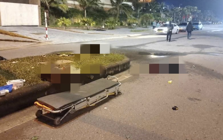 The scene where 3 deaths were discovered, Quang Tri Provincial Police are continuing to investigate the incident. Photo: Van Hai