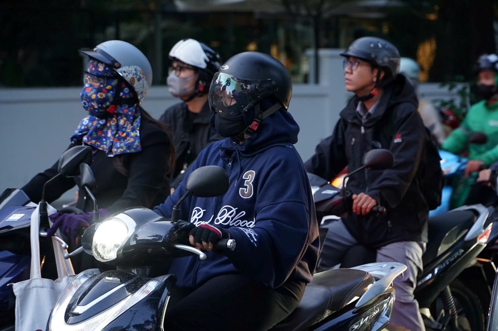 L'air froid continue d'affecter le Sud. Photo: Thai Bao