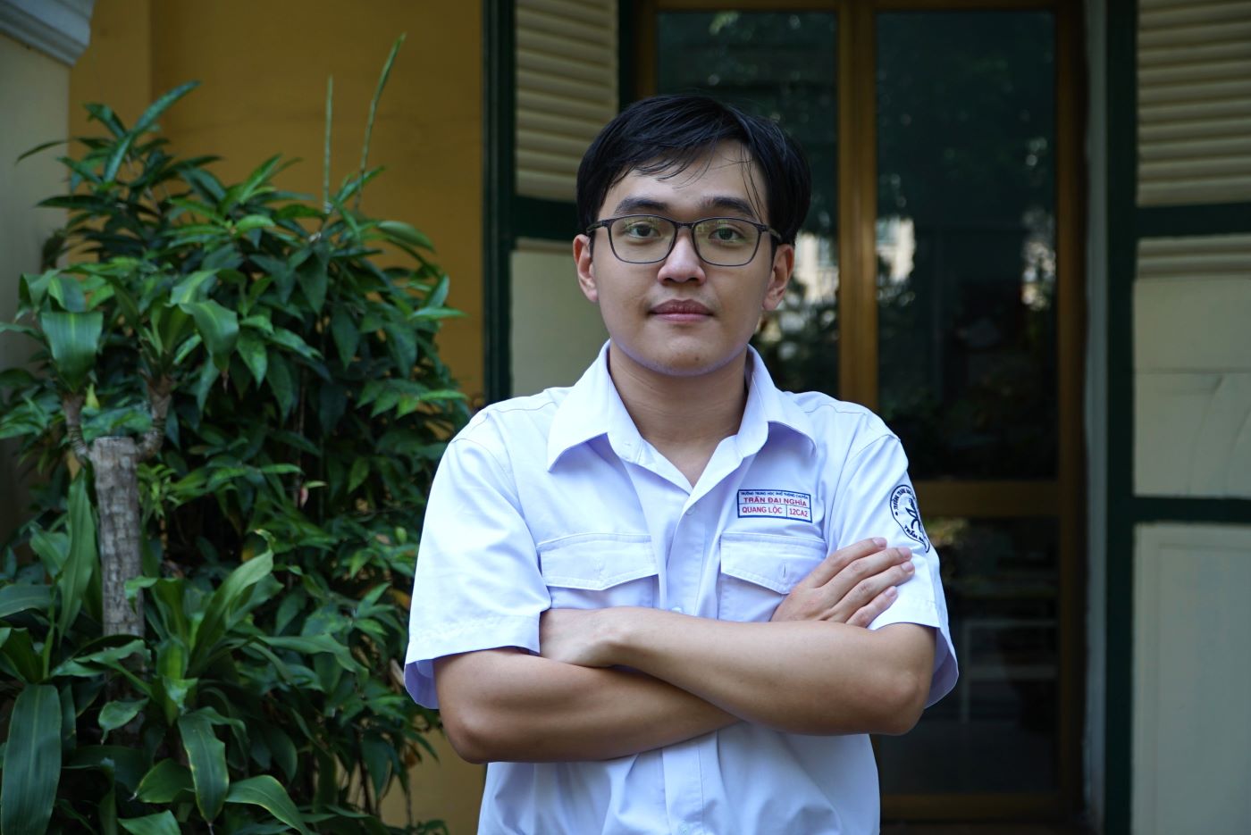 Em Le Quang Loc. Anh: Chan Phuc 