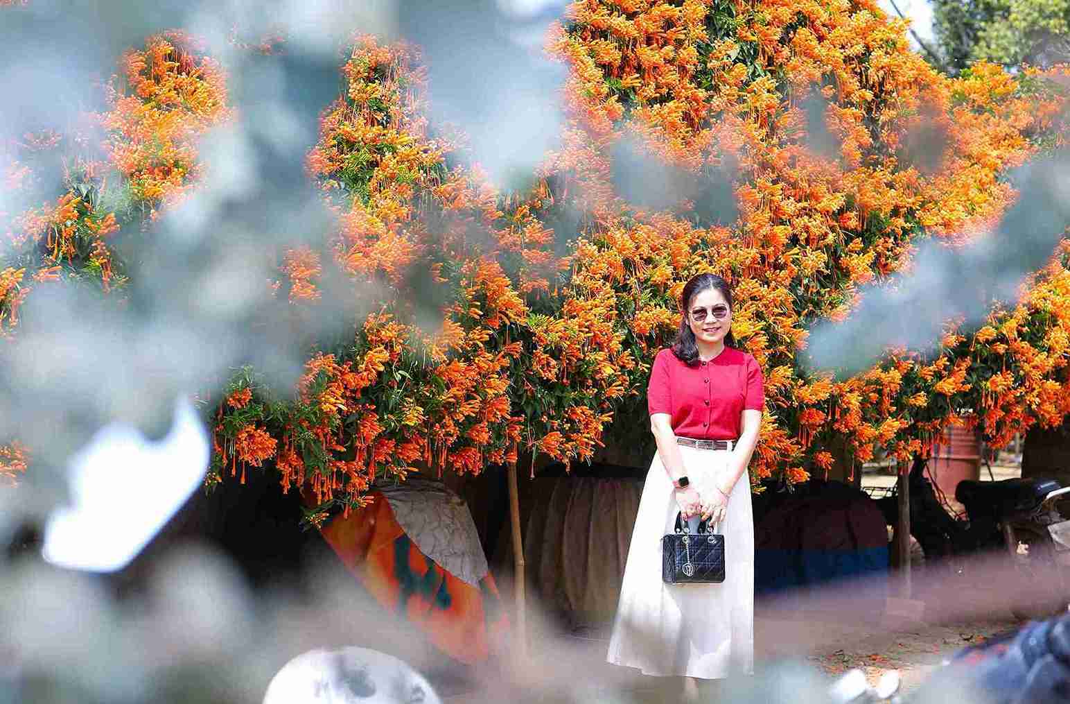 Chi Thanh Thai (TP Bao Loc) cho biet, dieu gay an tuong khong chi la tham hoa cam ruc ro ma con la su don hau cua chu nha khi niem no don khach. Giua khong gian yen tinh thon B’Dor, ngoi nha go hien len nhu mot buc tranh. Anh: Phuc Khanh 