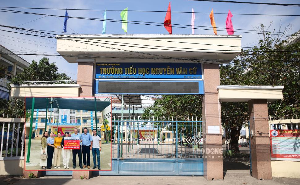 The Parents' Representative Board of Nguyen Van Cu Elementary School (Quy Nhon Nam ward, Gia Lai) is committed to returning the entire amount of money illegally mobilized to parents. Photo: Hoai Phuong