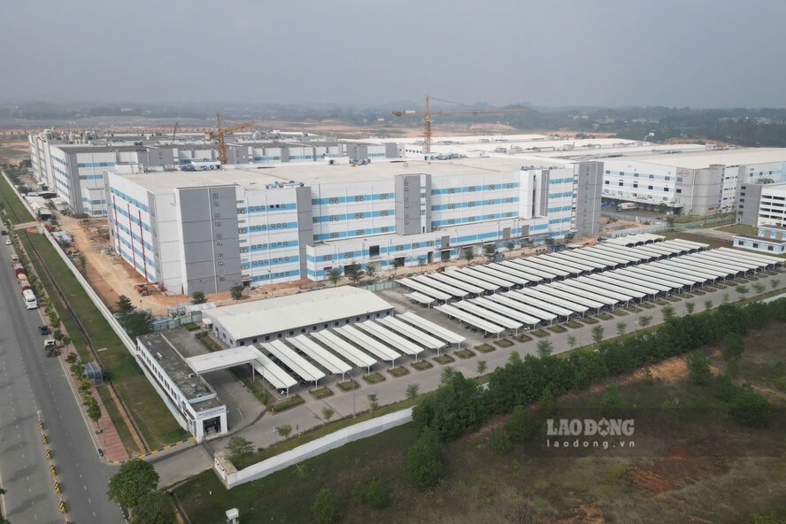 Un coin de la zone industrielle de Phu Ha - une zone industrielle qui cree des emplois pour plus de 36 000 travailleurs a Phu Tho et dans les provinces voisines. Photo: To Cong.