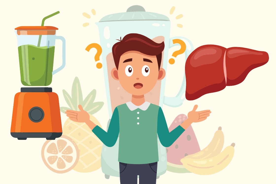 What happens to the liver when you drink smoothies regularly?
