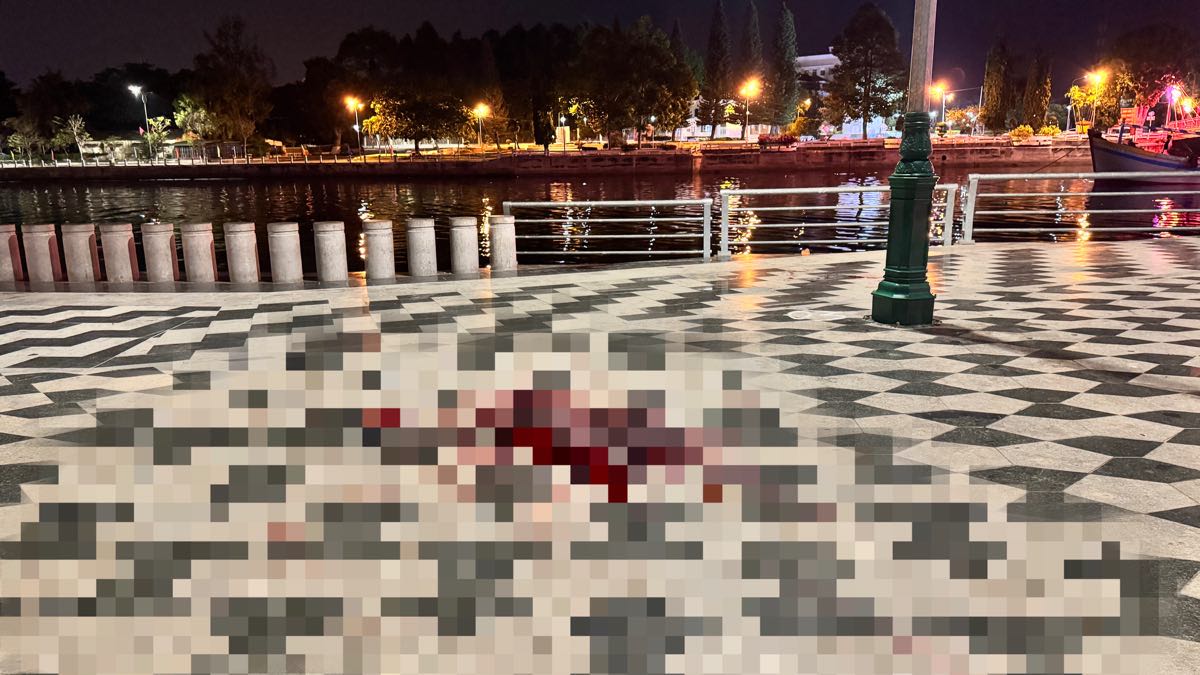 Hiện trường xảy ra vụ án mạng. Ảnh: Duy Tuấn 