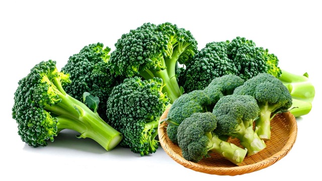 Broccoli is a food containing many antioxidants, good for health. Graphic photo: Huong Son