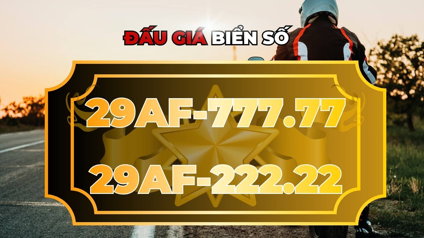 Super beautiful five-digit license plates of Hanoi will be available in the auction session on January 26