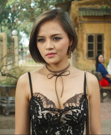 Actress Thu Quynh in the role of My Soi in the movie "Quynh Bup Be". Photo: VFC