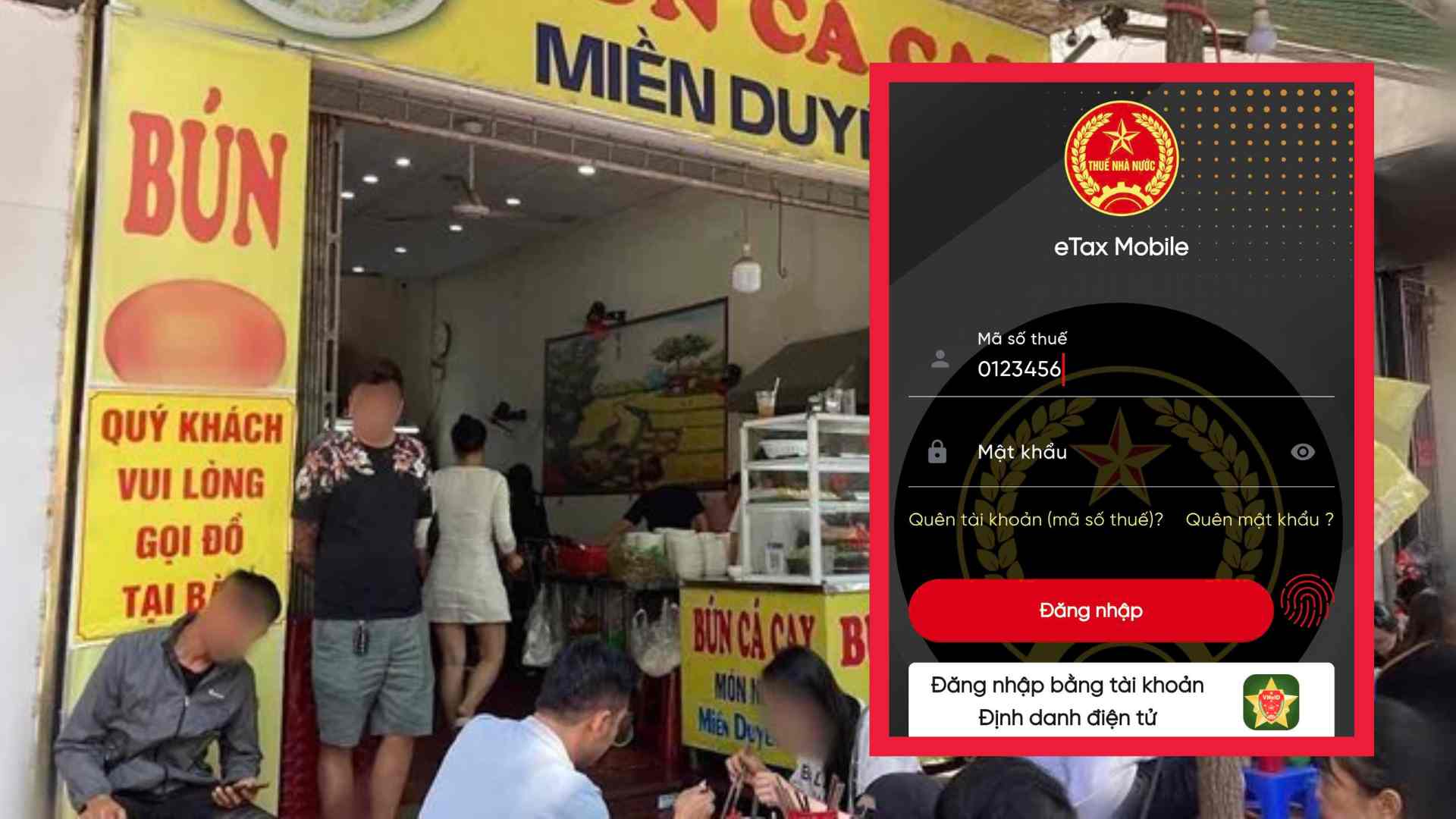 Business households pay taxes on the eTax Mobile application in 2026. Graphics: Thach Lam