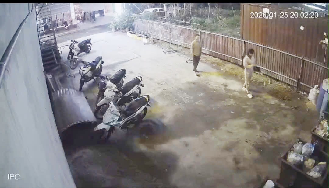 Hiện trường vụ án tại phường Nếnh, tỉnh Bắc Ninh. Ảnh: Cắt từ clip