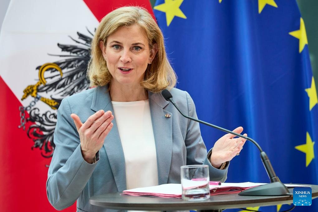 Austrian Foreign Minister Beate Meinl-Reisinger. Photo: Xinhua