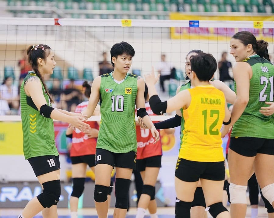 VTV Binh Dien Long An team is expected to participate in the AVC Champions League Volleyball Tournament 2026. Photo: VFV