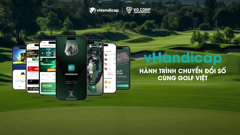 vHandicap - Digital transformation journey with Vietnamese golf. Photo: VG Corp