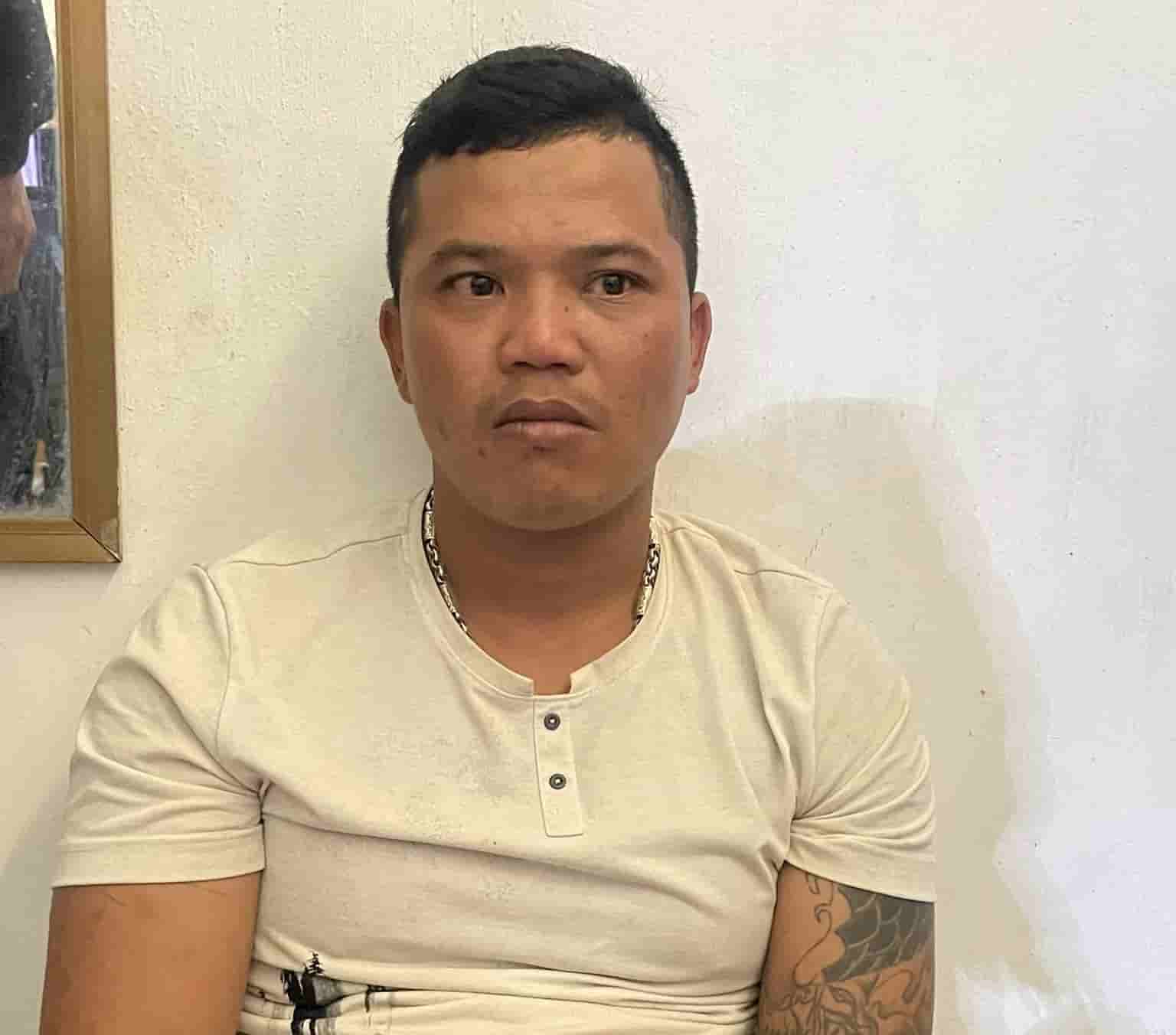 Đối tượng Trọng bị bắt. Ảnh: Công an 