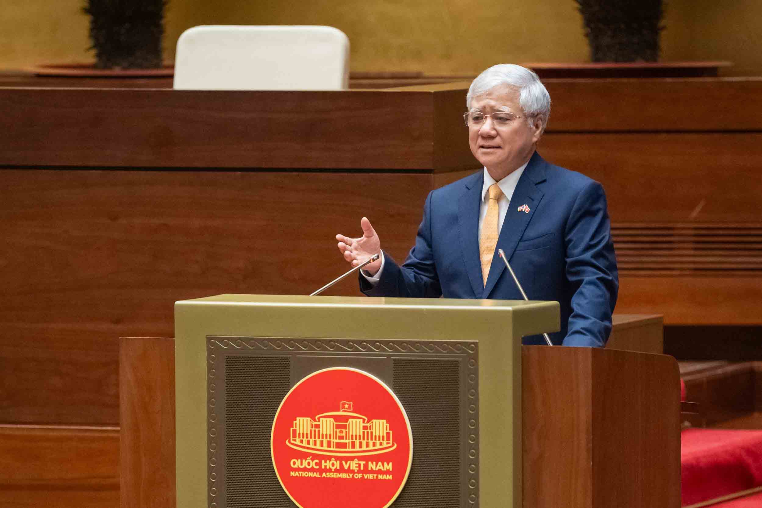 Pho Bi thu Thuong truc Dang uy Quoc hoi, Pho Chu tich Thuong truc Quoc hoi Do Van Chien. Anh: Pham Thang.