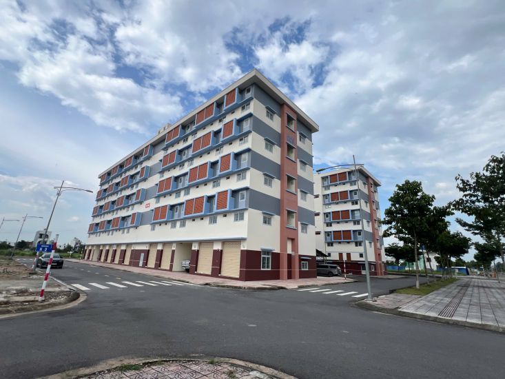 Apartment building area serving workers in Bau Xeo Industrial Park, Dong Nai province. Photo: H.A.C