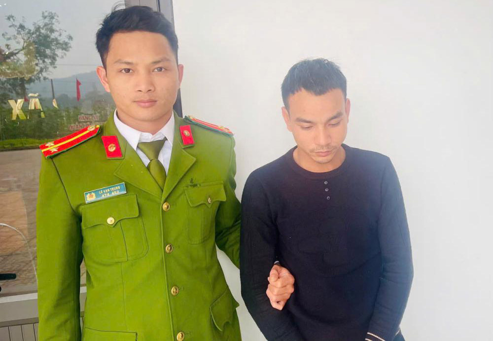 Đối tượng Cường bị bắt về hành vi trộm cắp tài sản. Ảnh: Công an Hà Tĩnh.
